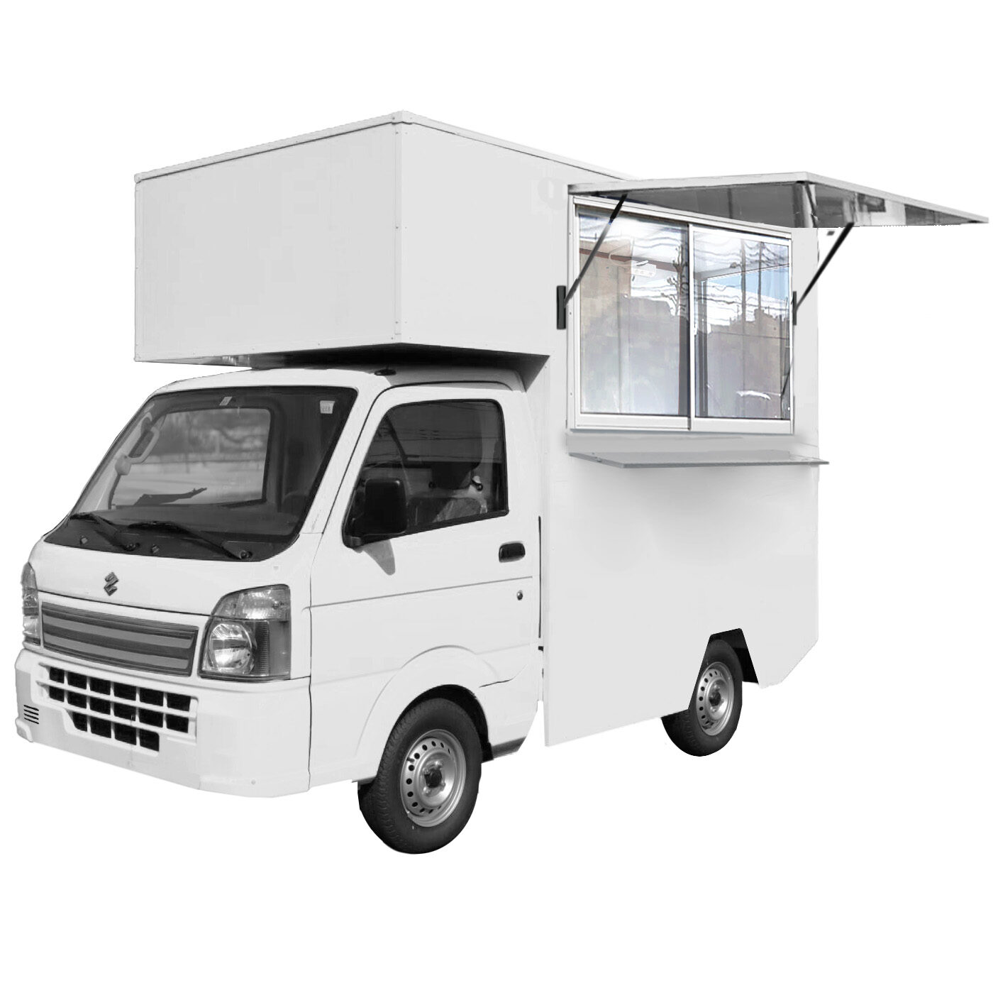 【軽トラベース】　軽でも売れるを叶えた　キッチンカー製作事例